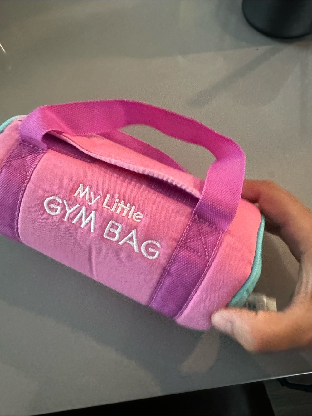 Gund Pink 'My Little Gym Bag' with accessories